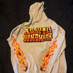 A Day to Remember Hoodie with Flame Design
